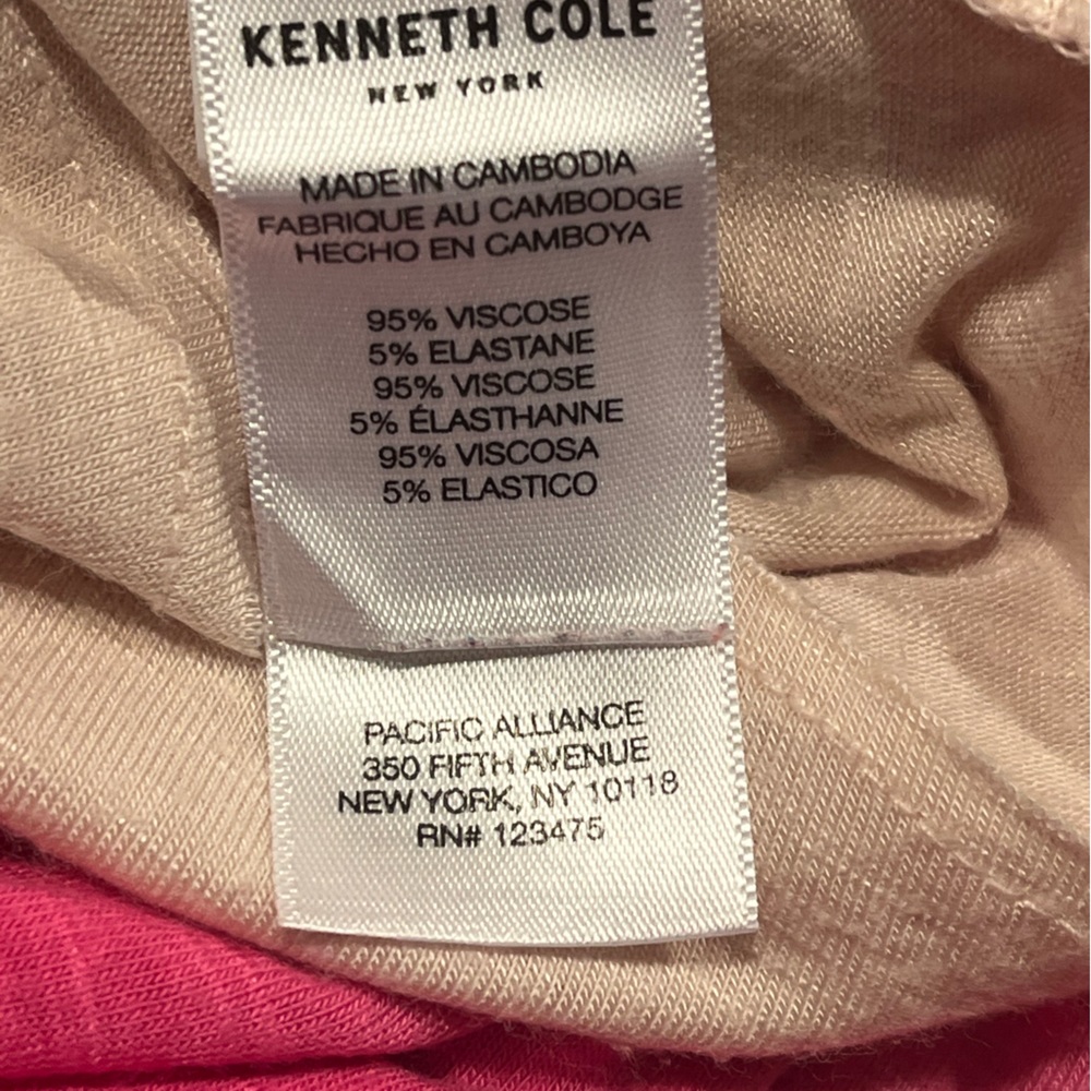 Kenneth Cole Tank. Size XL. Pink and fades - Picture 7 of 8